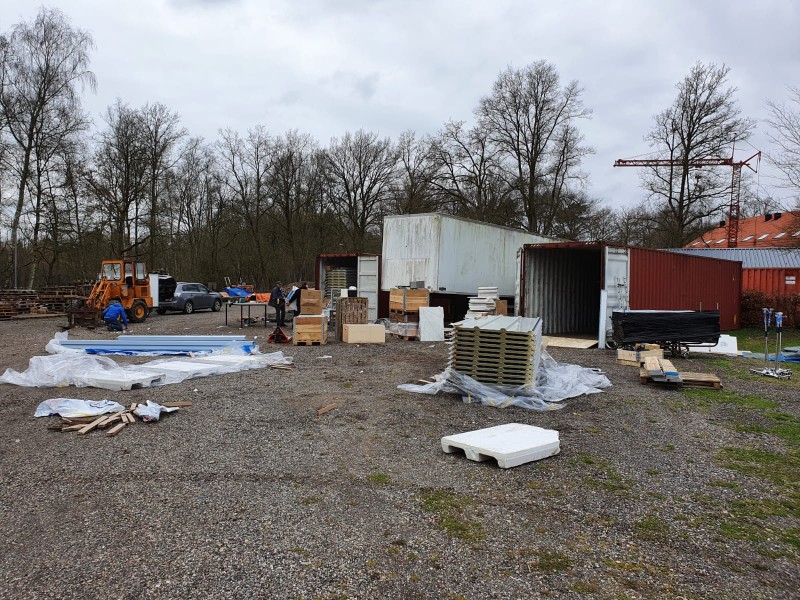 Laden van de containers